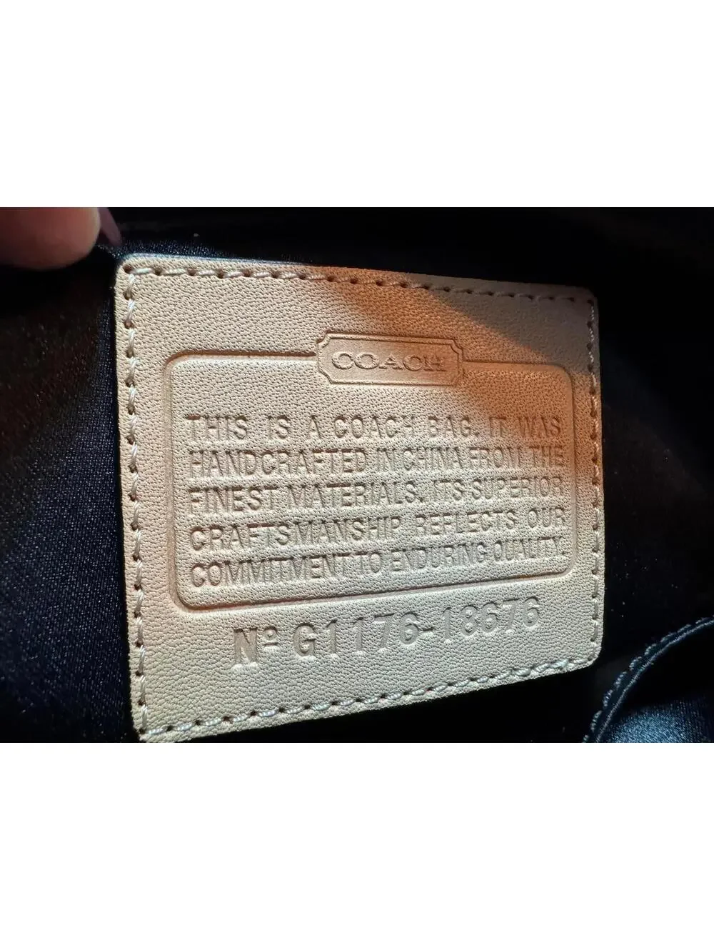 Coach Poppy Signature Glam Tote Patent Quilted Y2K